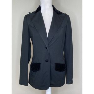 Vintage Tailored Western Wear by Lasso Button Up Blazer Size Small Women’s Black